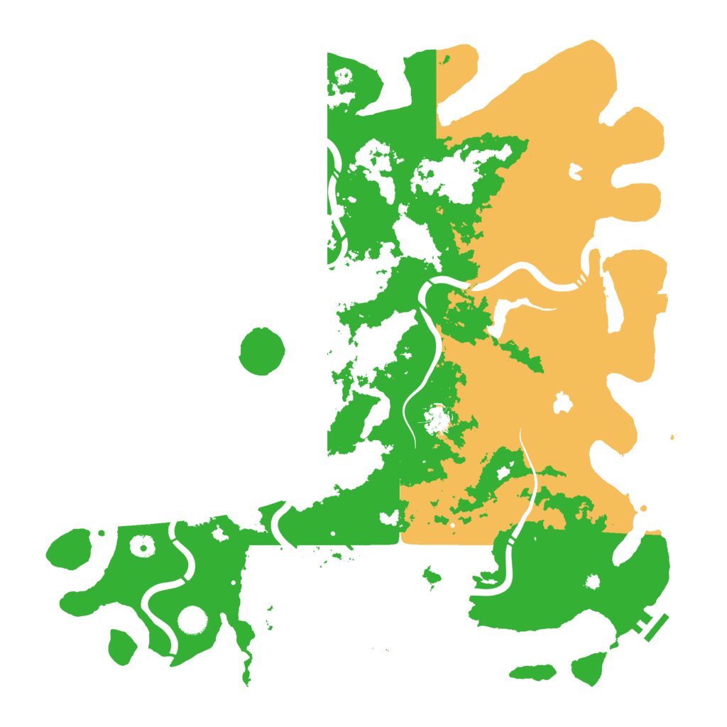Biome Rust Map: Procedural Map, Size: 4500, Seed: 5415896