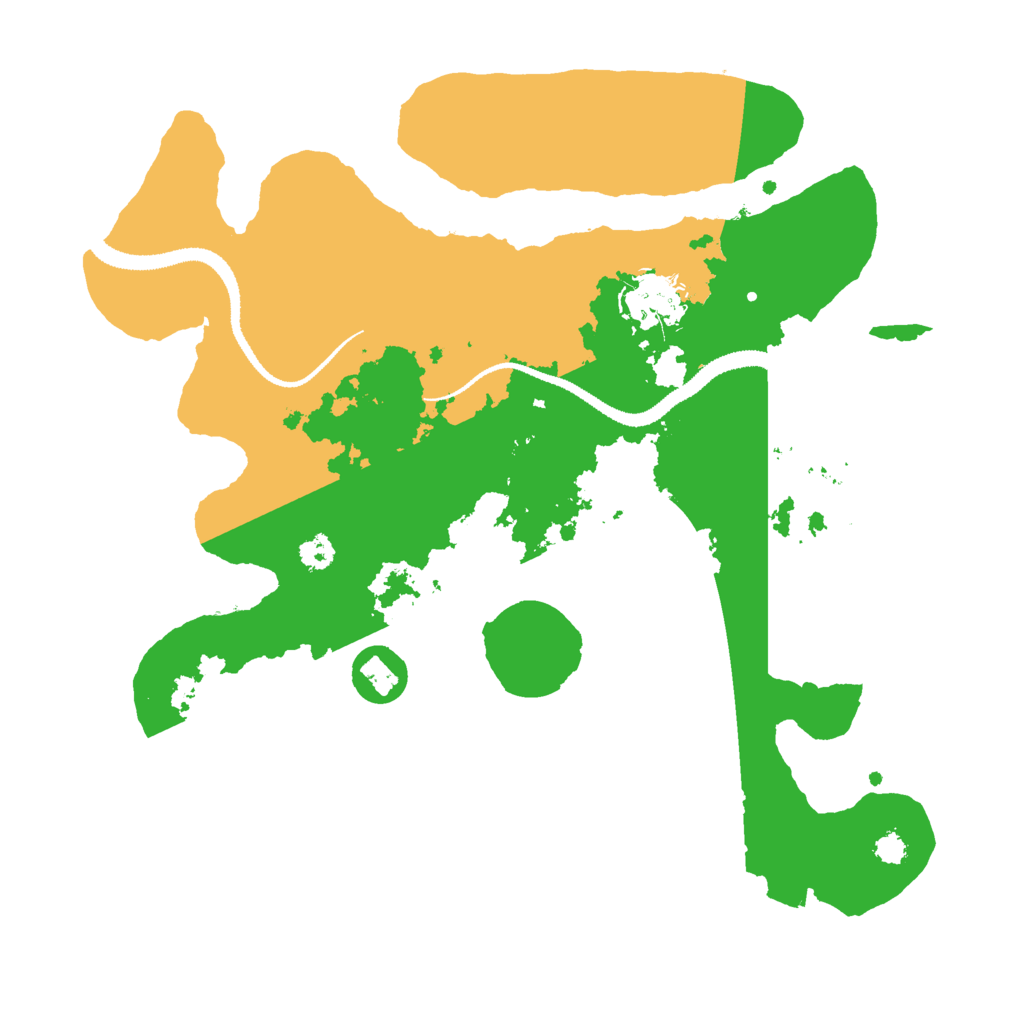 Biome Rust Map: Procedural Map, Size: 3000, Seed: 26450