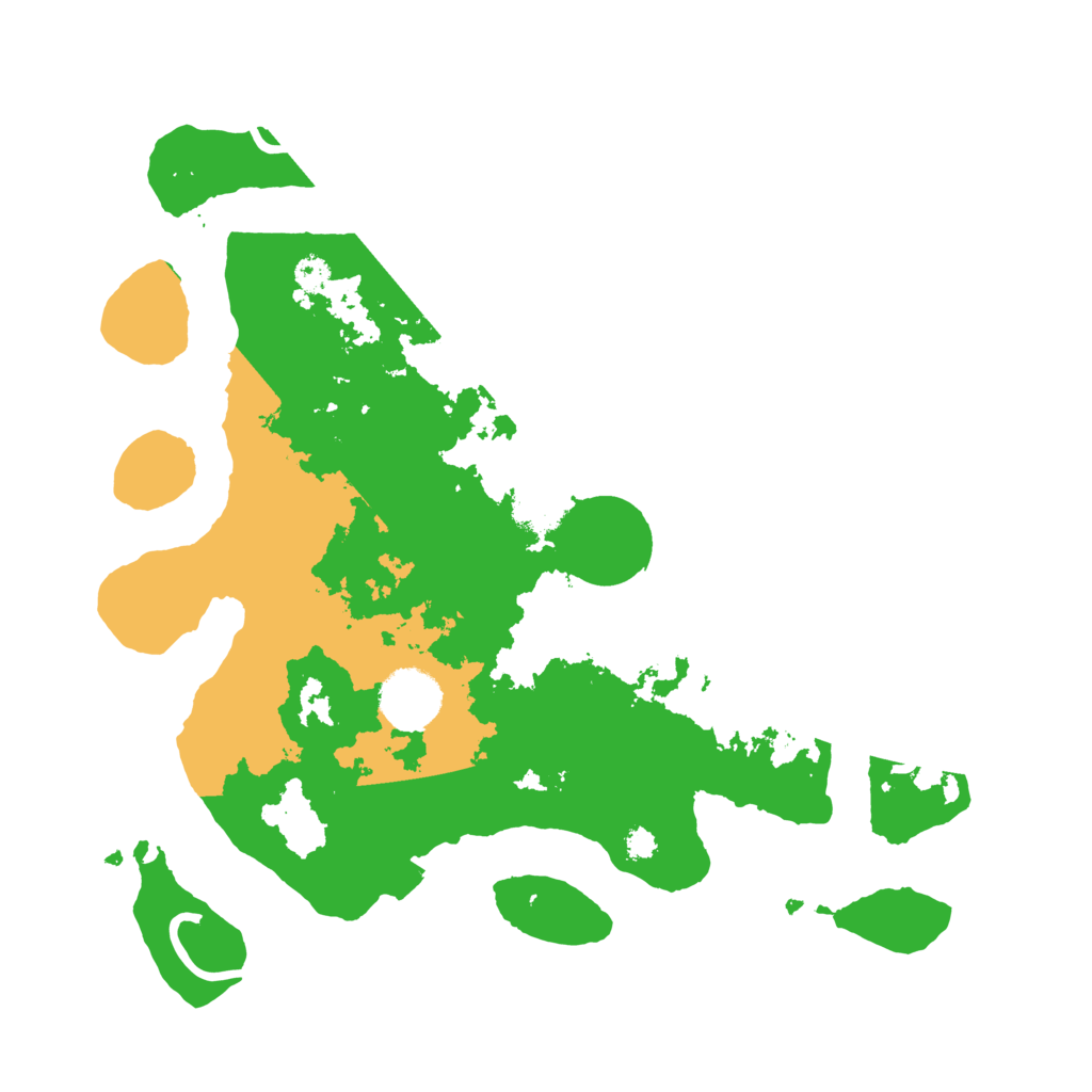 Biome Rust Map: Procedural Map, Size: 3200, Seed: 69492797