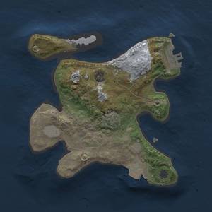 Thumbnail Rust Map: Procedural Map, Size: 2000, Seed: 444, 5 Monuments