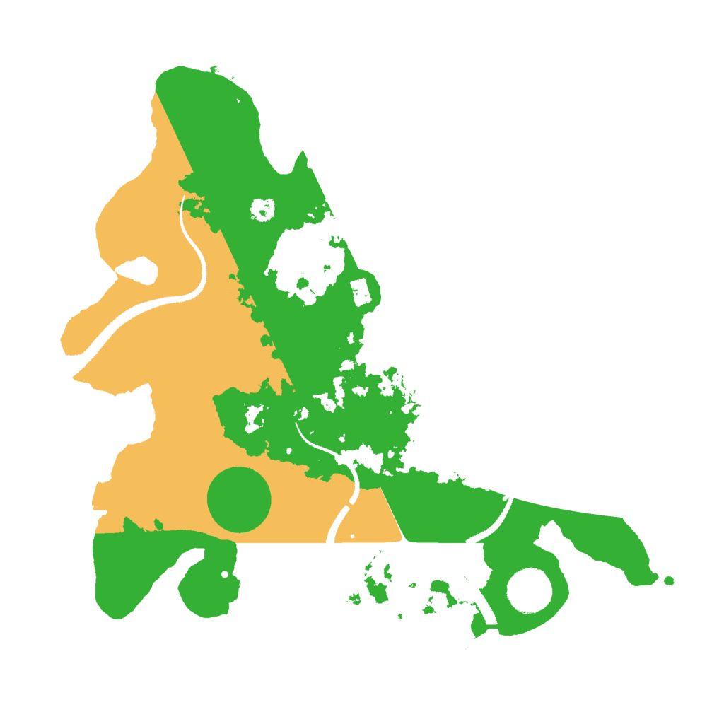 Biome Rust Map: Procedural Map, Size: 3000, Seed: 5947623
