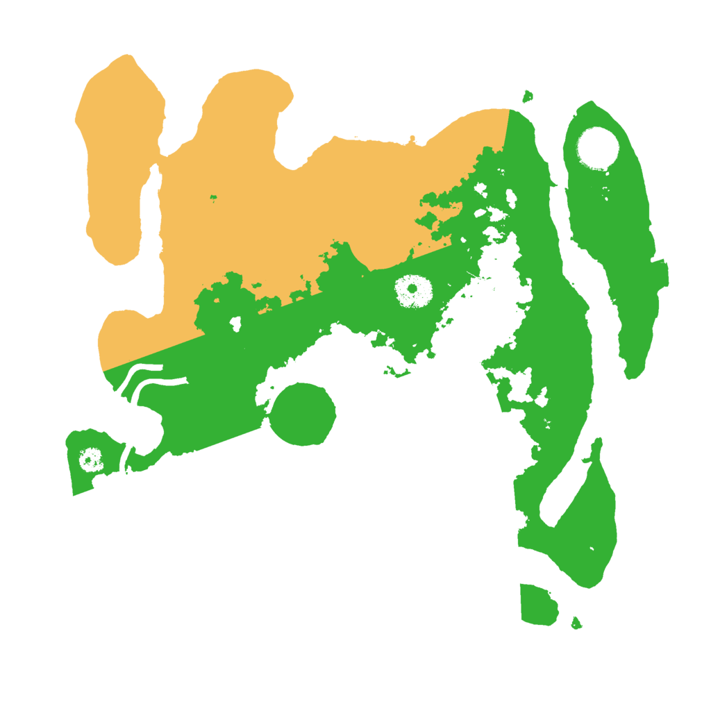 Biome Rust Map: Procedural Map, Size: 3000, Seed: 651949894