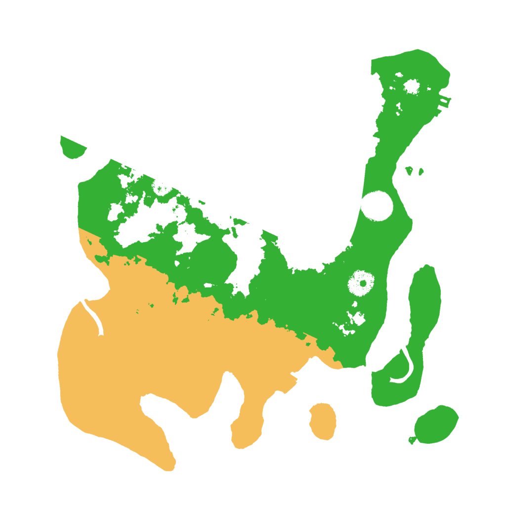 Biome Rust Map: Procedural Map, Size: 3000, Seed: 320958987