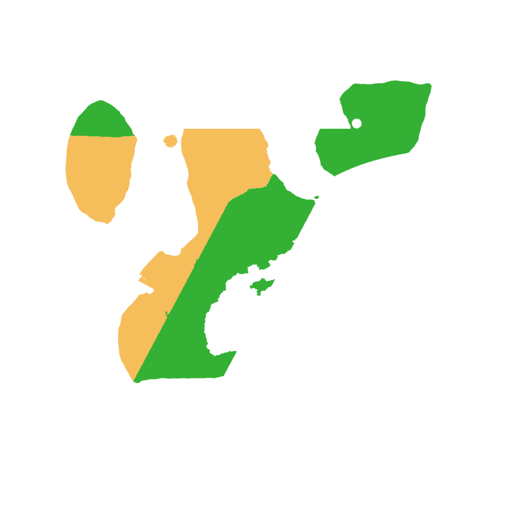 Biome Rust Map: Procedural Map, Size: 1600, Seed: 4200