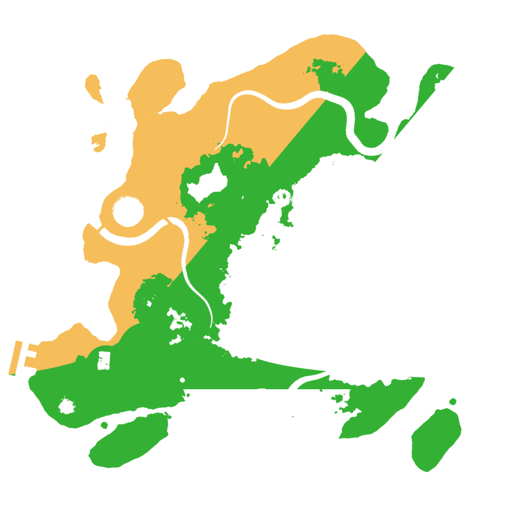 Biome Rust Map: Procedural Map, Size: 3000, Seed: 1668255973