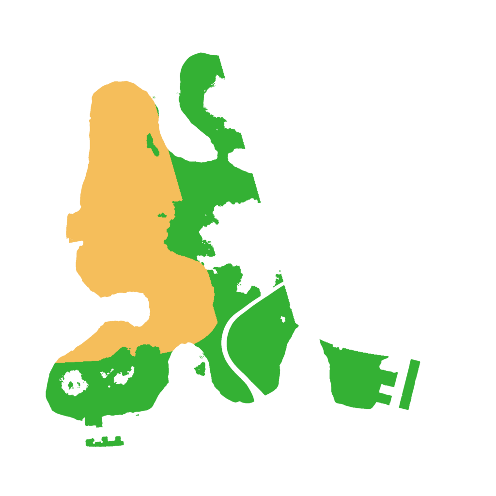 Biome Rust Map: Procedural Map, Size: 2000, Seed: 357581017