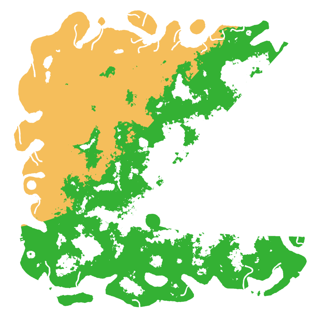 Biome Rust Map: Procedural Map, Size: 6000, Seed: 25469826