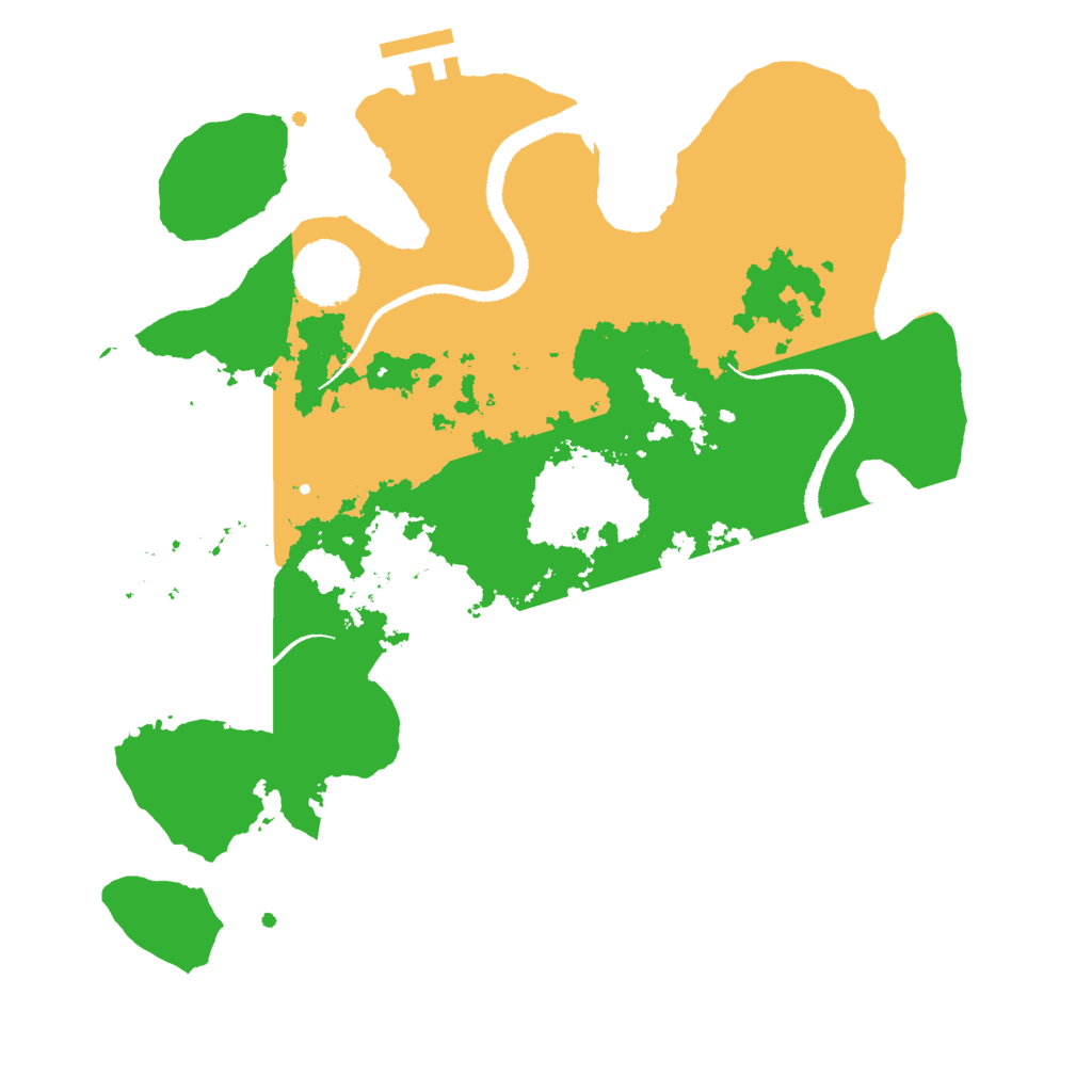 Biome Rust Map: Procedural Map, Size: 3000, Seed: 961789013