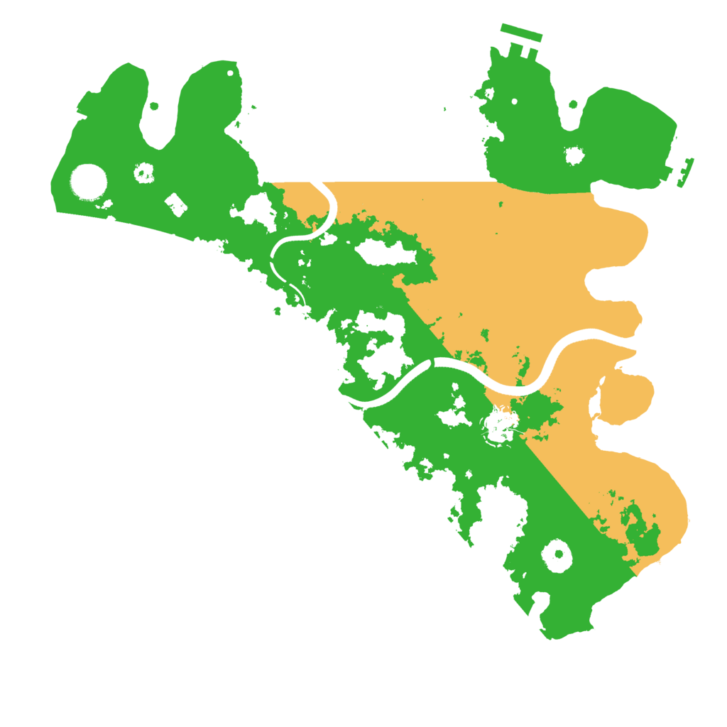 Biome Rust Map: Procedural Map, Size: 3500, Seed: 1700