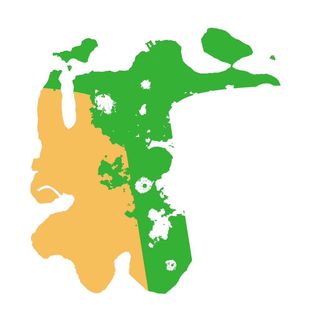 Biome Rust Map: Procedural Map, Size: 3000, Seed: 1191458338