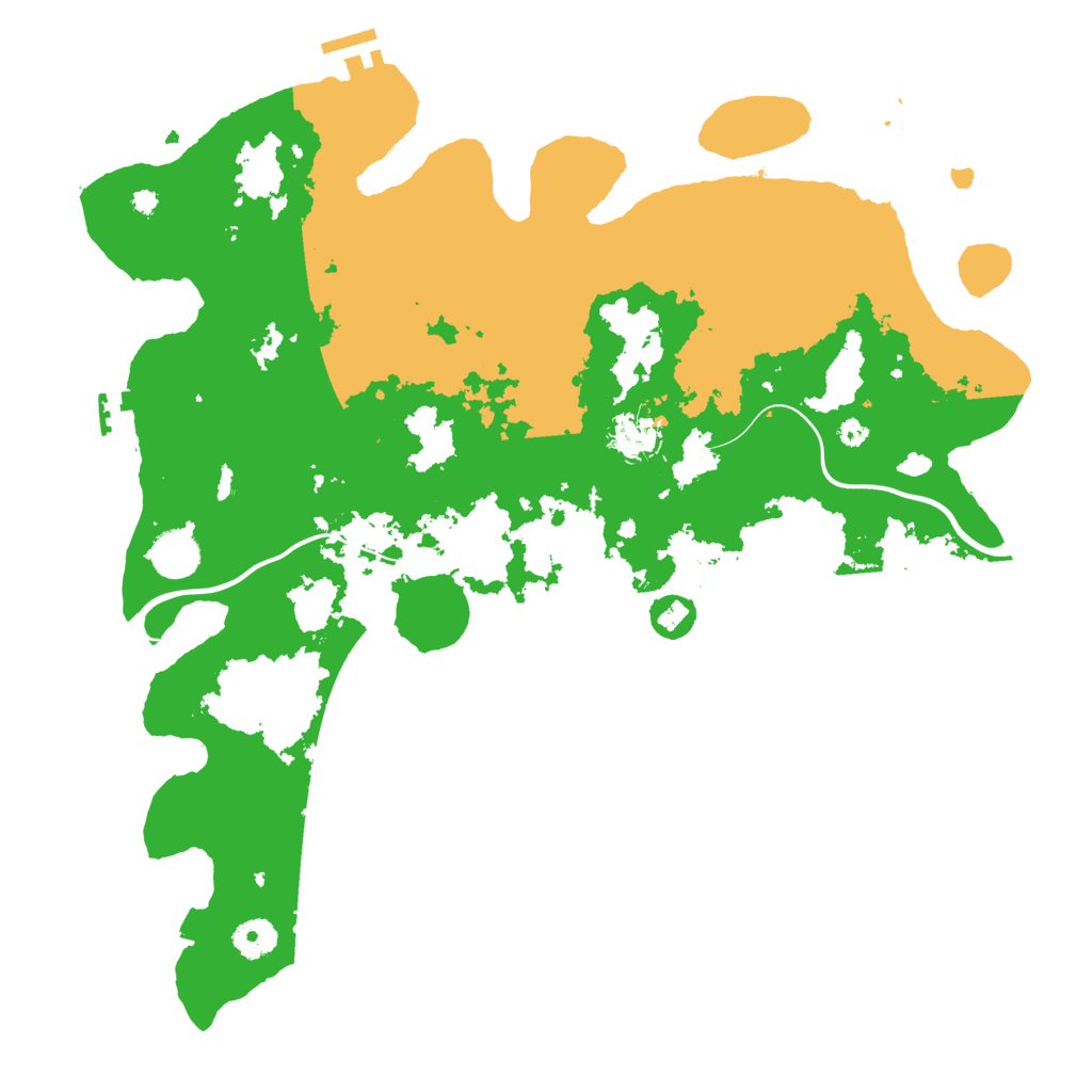 Biome Rust Map: Procedural Map, Size: 3950, Seed: 112919048