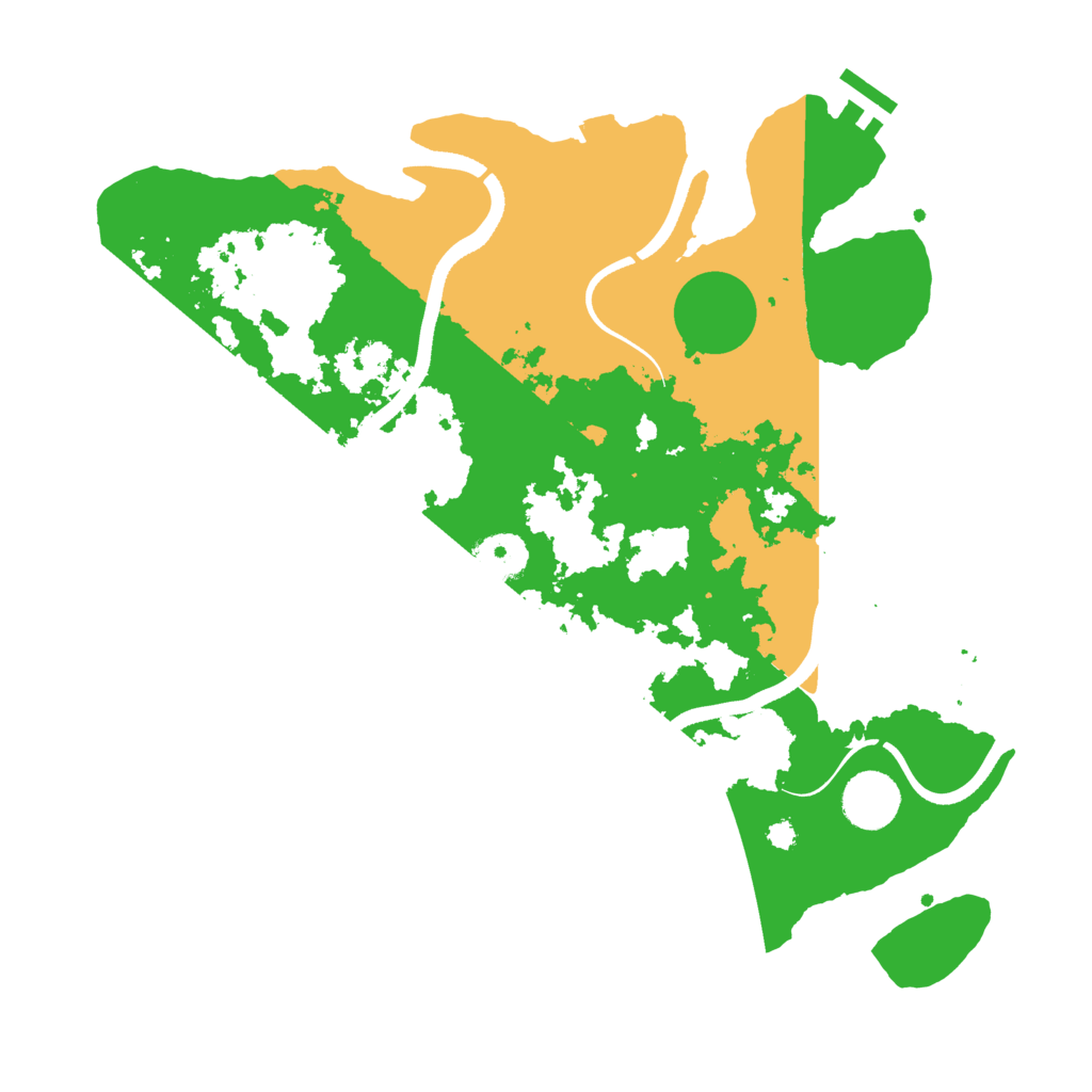 Biome Rust Map: Procedural Map, Size: 3500, Seed: 118479236