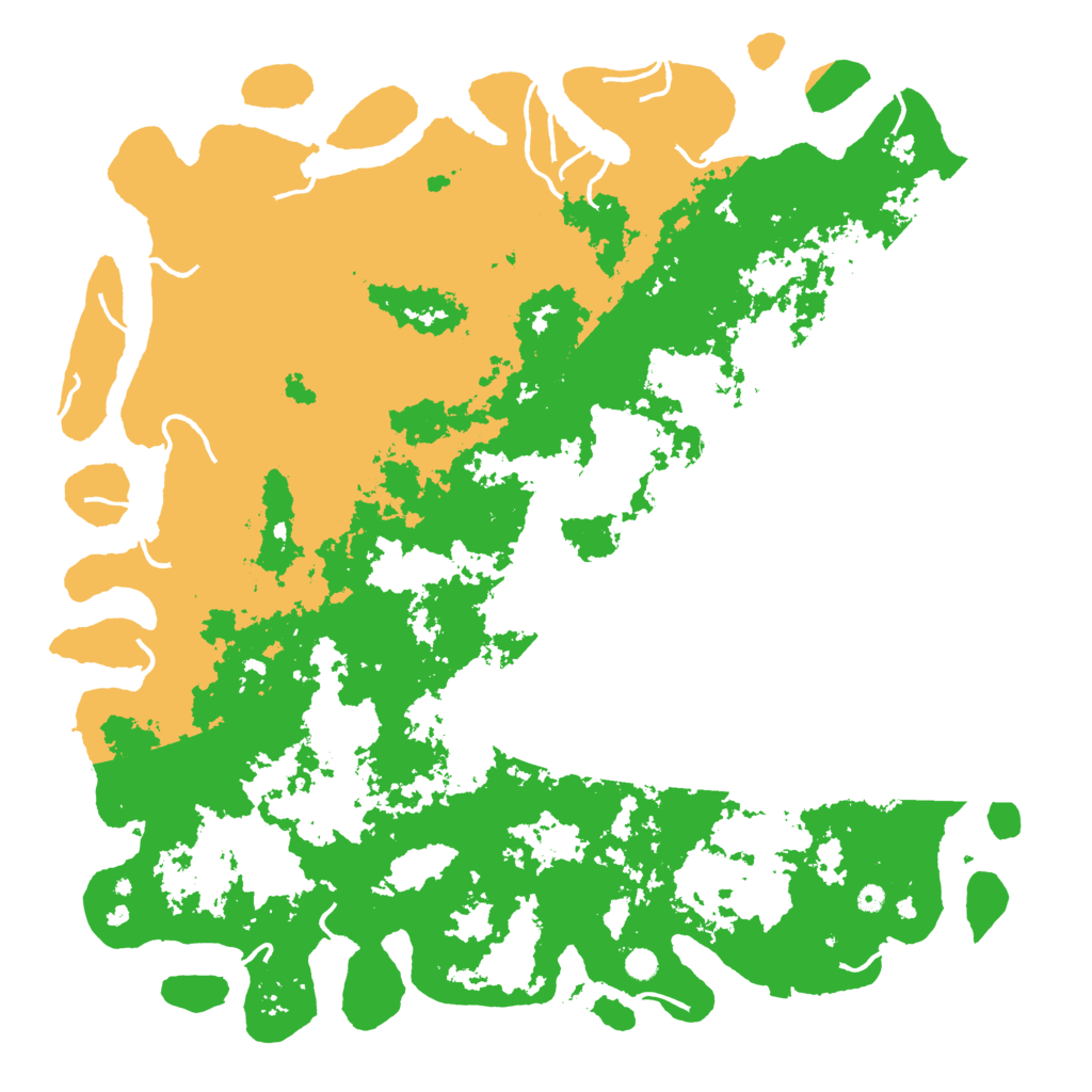 Biome Rust Map: Procedural Map, Size: 6000, Seed: 1438150015