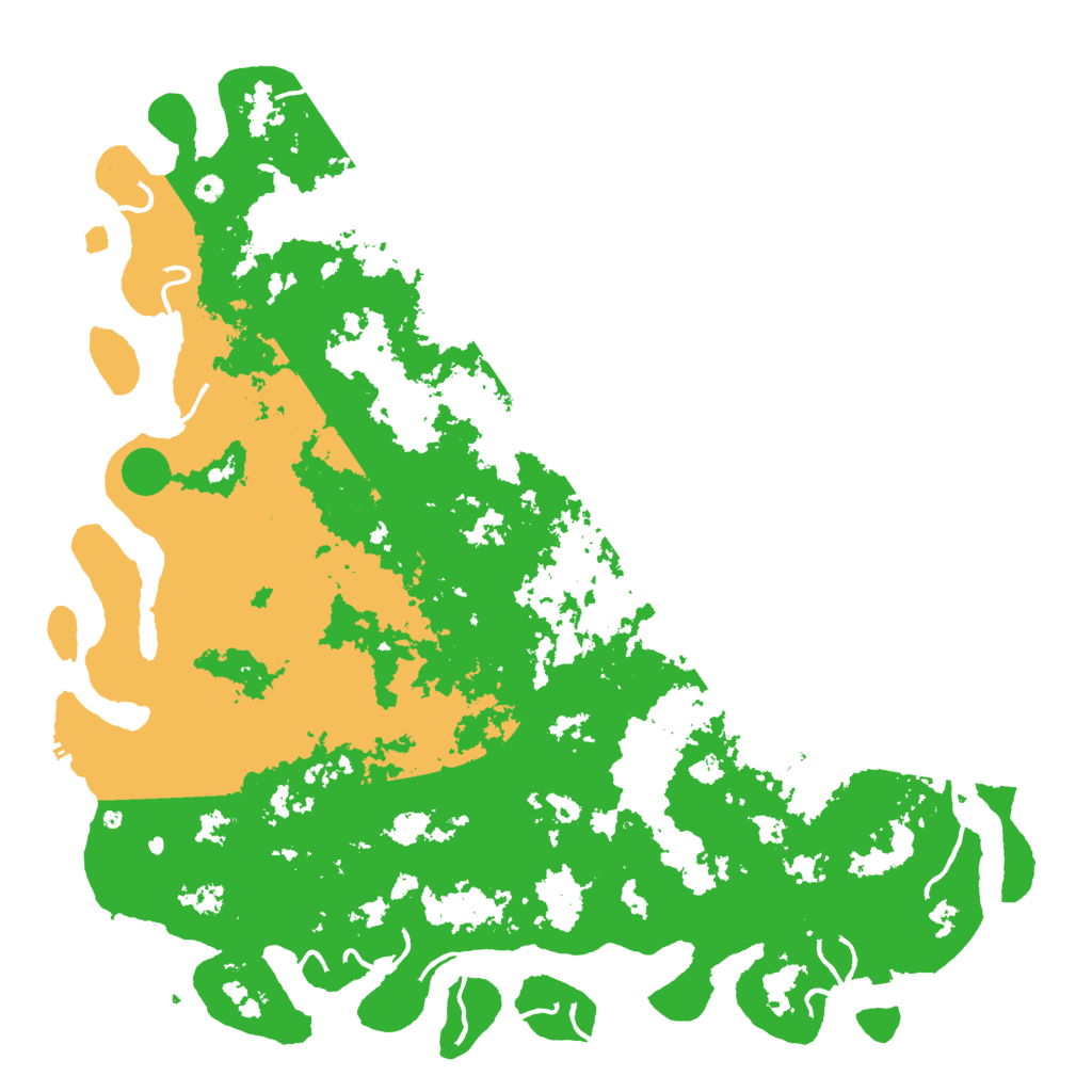 Biome Rust Map: Procedural Map, Size: 6000, Seed: 74551