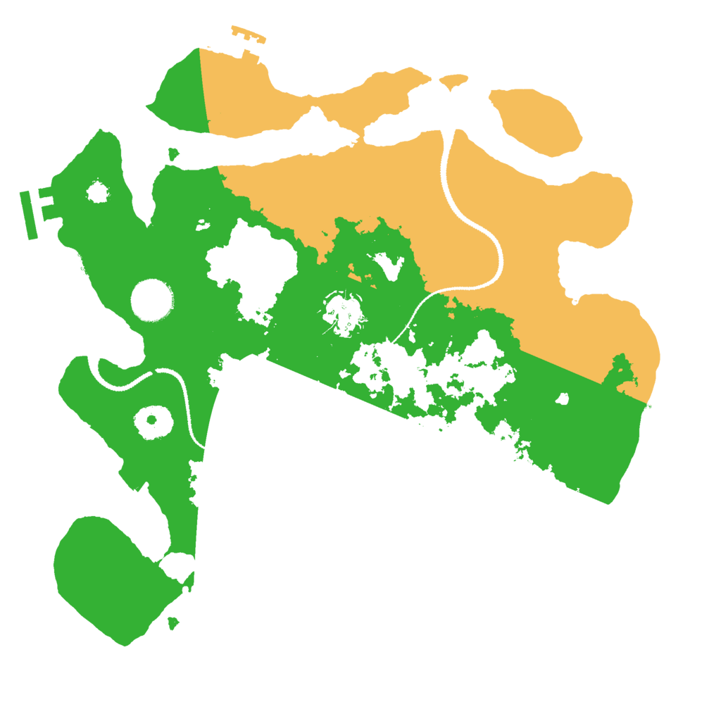 Biome Rust Map: Procedural Map, Size: 3000, Seed: 181749240