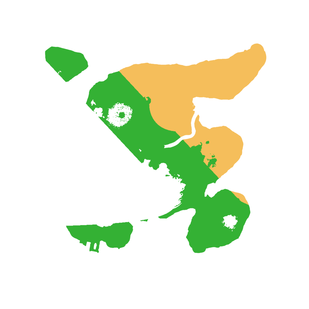 Biome Rust Map: Procedural Map, Size: 2000, Seed: 215745120