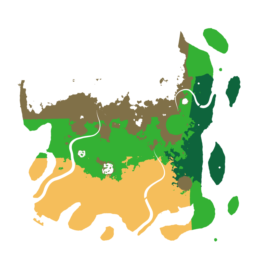 Biome Rust Map: Procedural Map, Size: 3400, Seed: 17762077