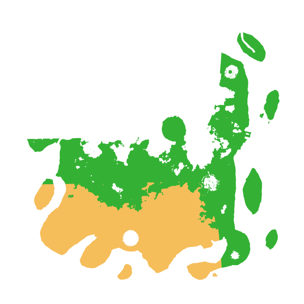 Biome Rust Map: Procedural Map, Size: 3400, Seed: 17762077