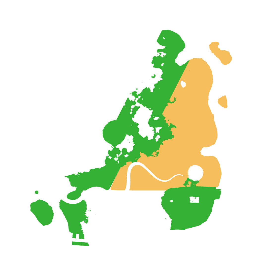 Biome Rust Map: Procedural Map, Size: 2900, Seed: 2138607202