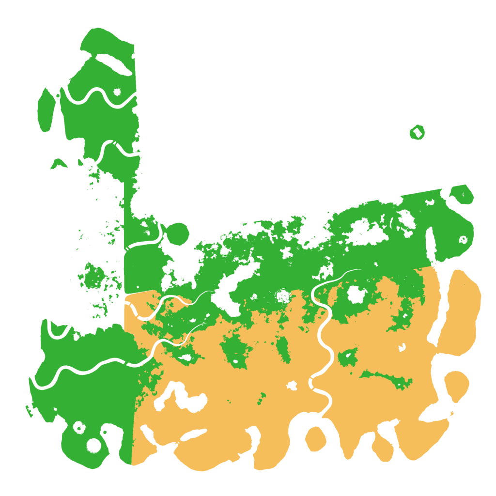 Biome Rust Map: Procedural Map, Size: 6000, Seed: 98567715