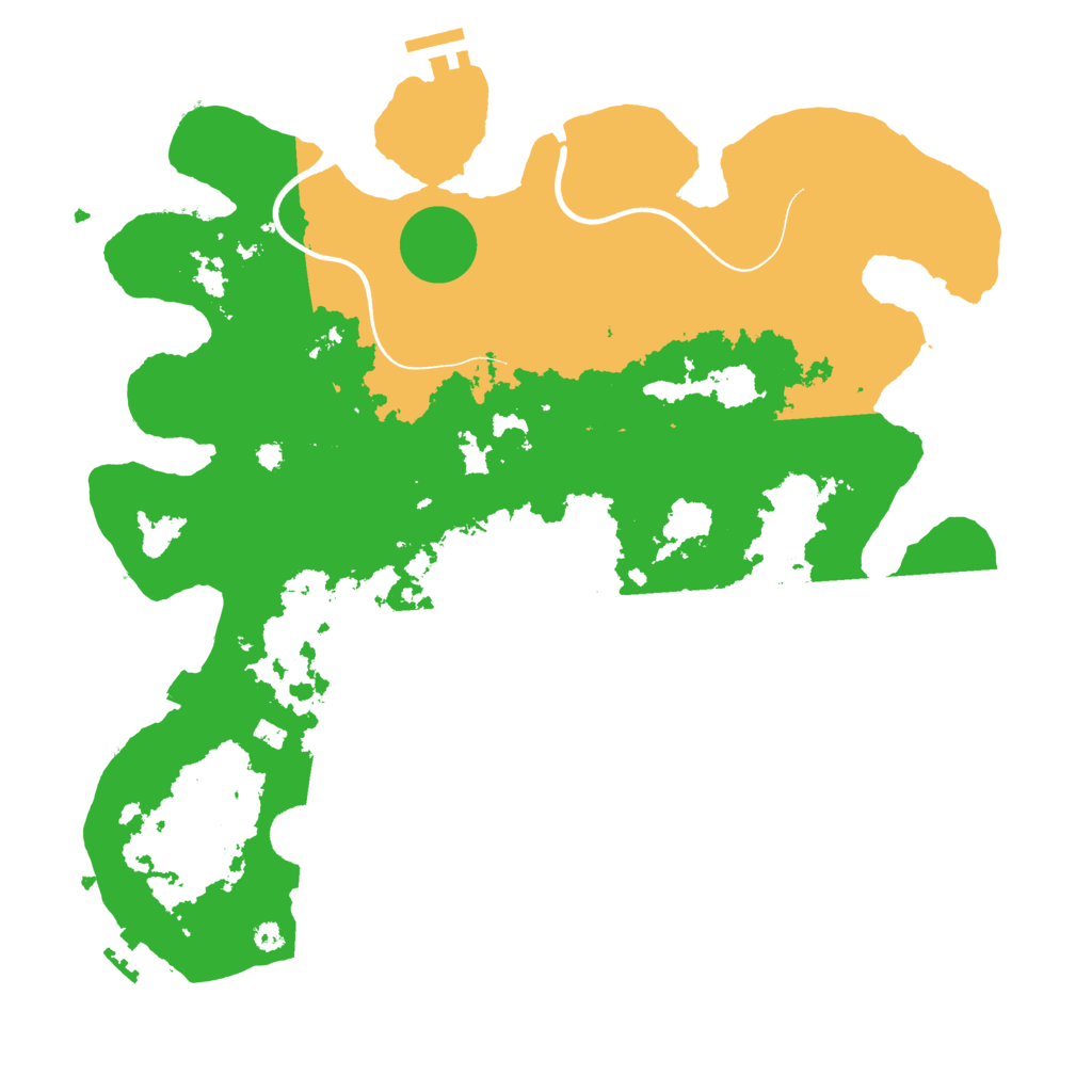 Biome Rust Map: Procedural Map, Size: 3750, Seed: 54136942