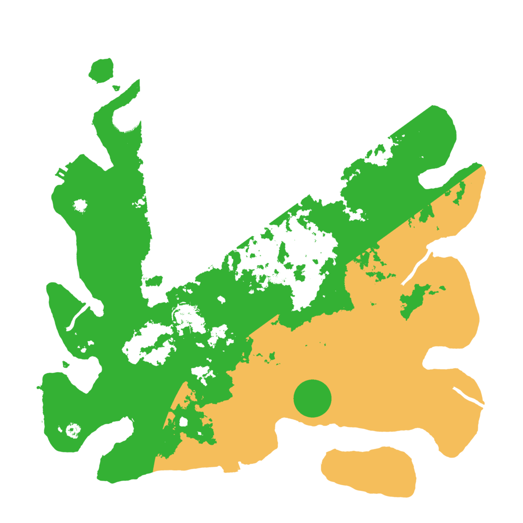 Biome Rust Map: Procedural Map, Size: 3650, Seed: 59754975