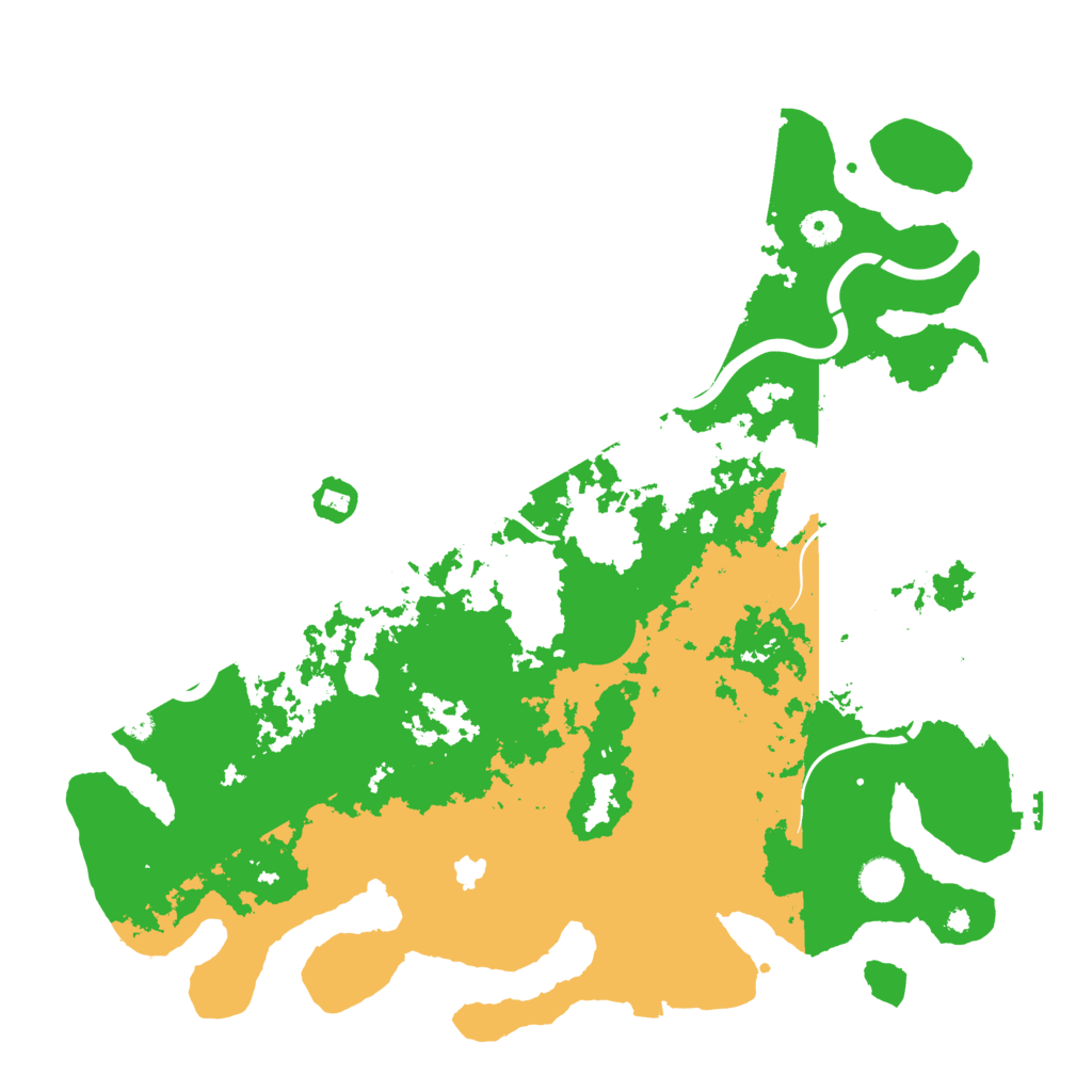 Biome Rust Map: Procedural Map, Size: 4300, Seed: 1091478391