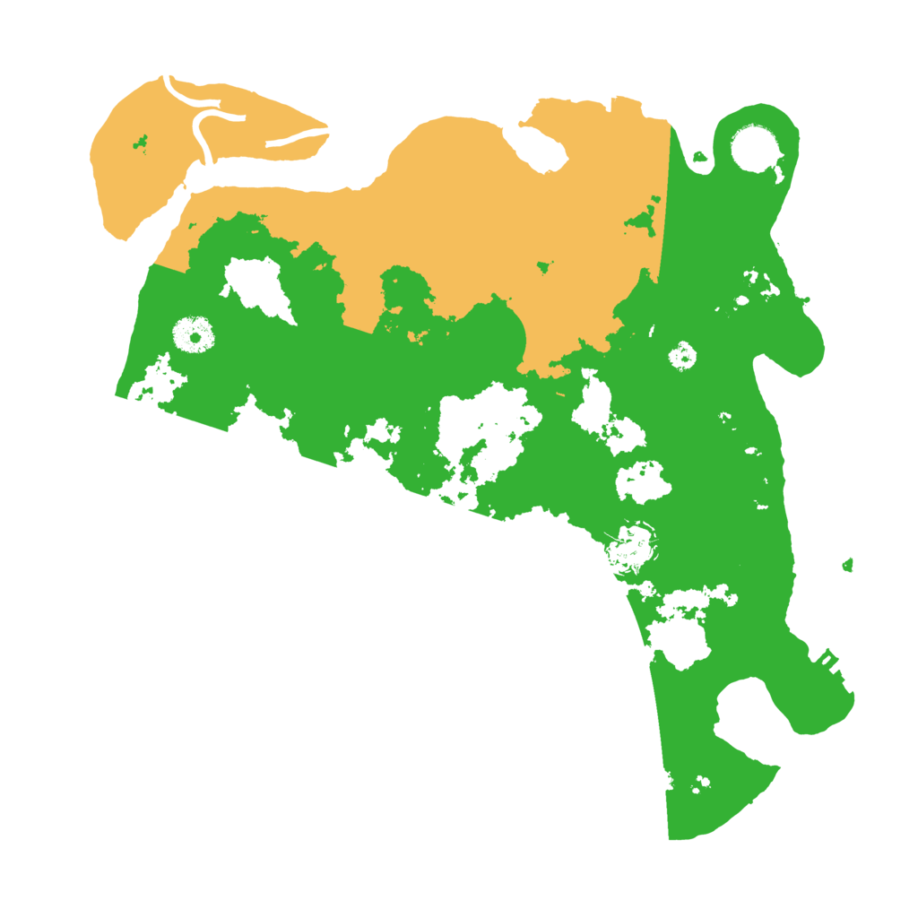 Biome Rust Map: Procedural Map, Size: 3500, Seed: 30896
