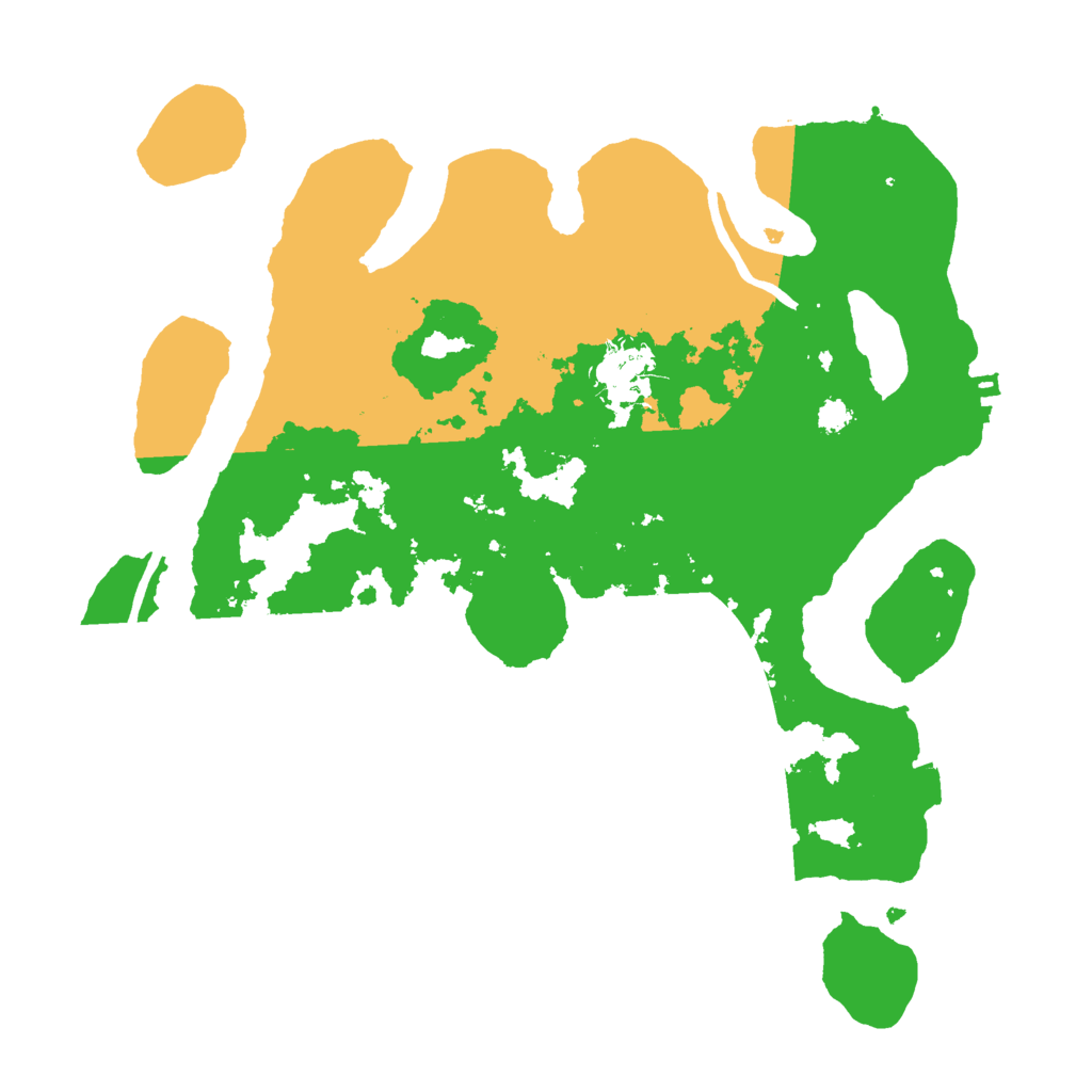 Biome Rust Map: Procedural Map, Size: 3000, Seed: 28551
