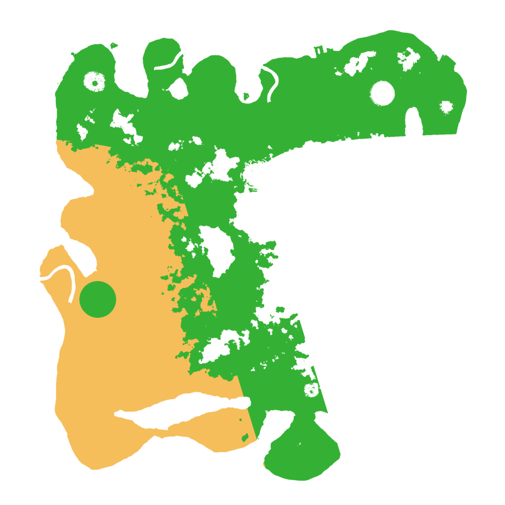 Biome Rust Map: Procedural Map, Size: 3650, Seed: 77492154
