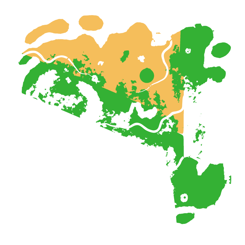 Biome Rust Map: Procedural Map, Size: 4500, Seed: 30279