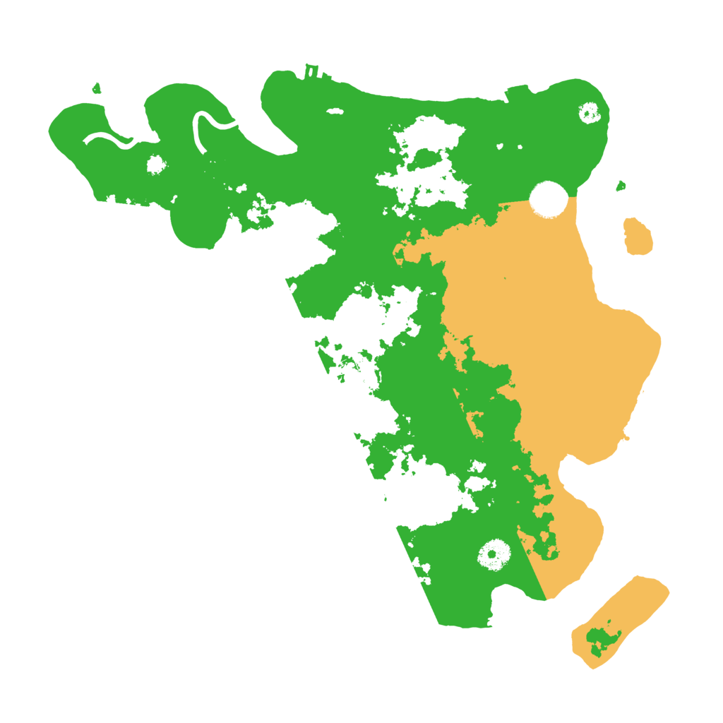 Biome Rust Map: Procedural Map, Size: 3500, Seed: 1876821505