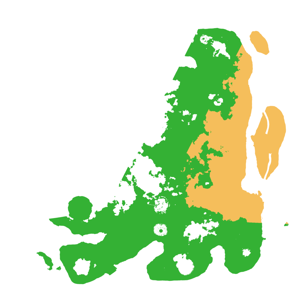 Biome Rust Map: Procedural Map, Size: 3500, Seed: 2138607202