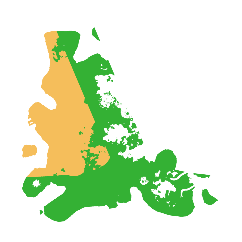 Biome Rust Map: Procedural Map, Size: 3000, Seed: 1440486666