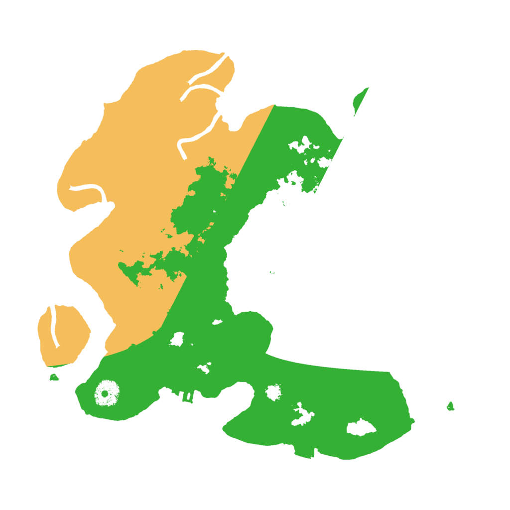 Biome Rust Map: Procedural Map, Size: 3000, Seed: 246247