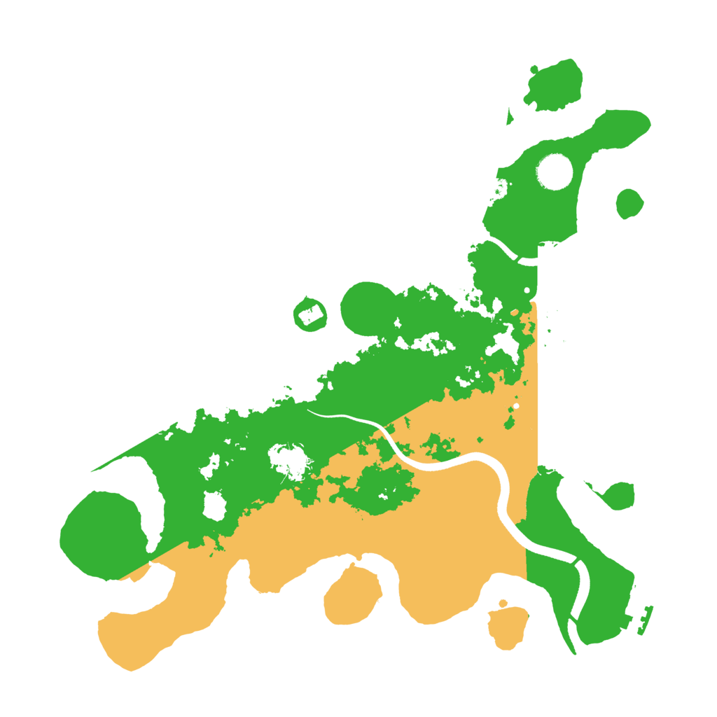 Biome Rust Map: Procedural Map, Size: 3500, Seed: 119053112