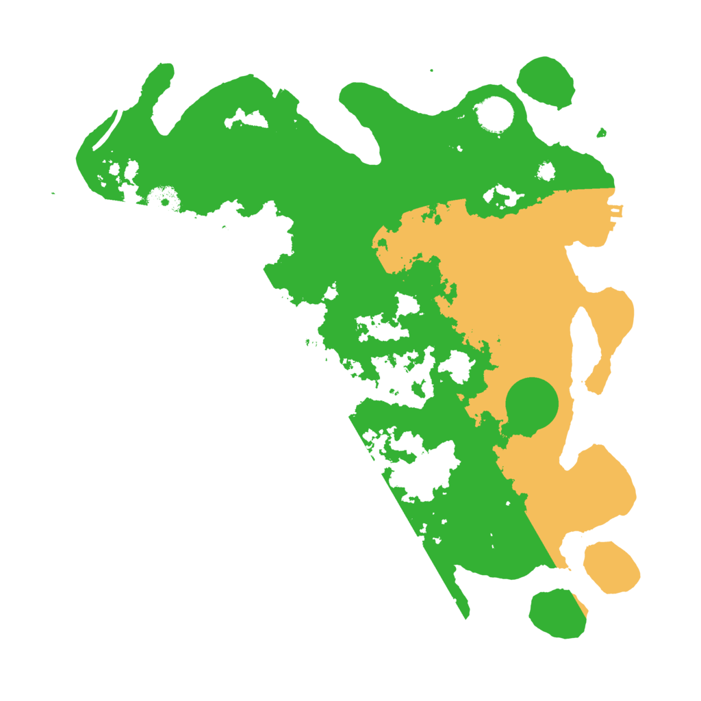 Biome Rust Map: Procedural Map, Size: 3500, Seed: 1097807316