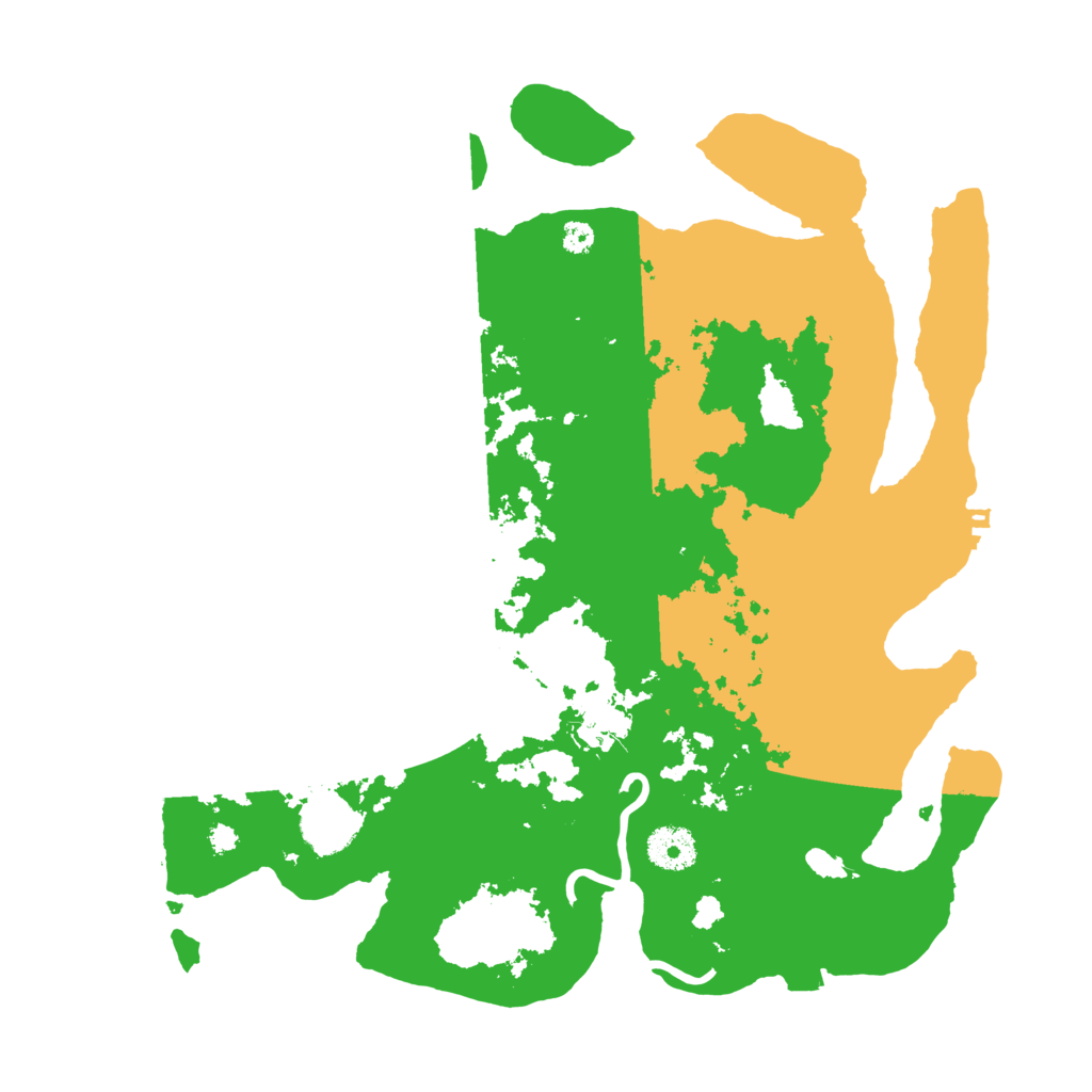 Biome Rust Map: Procedural Map, Size: 3500, Seed: 711296834