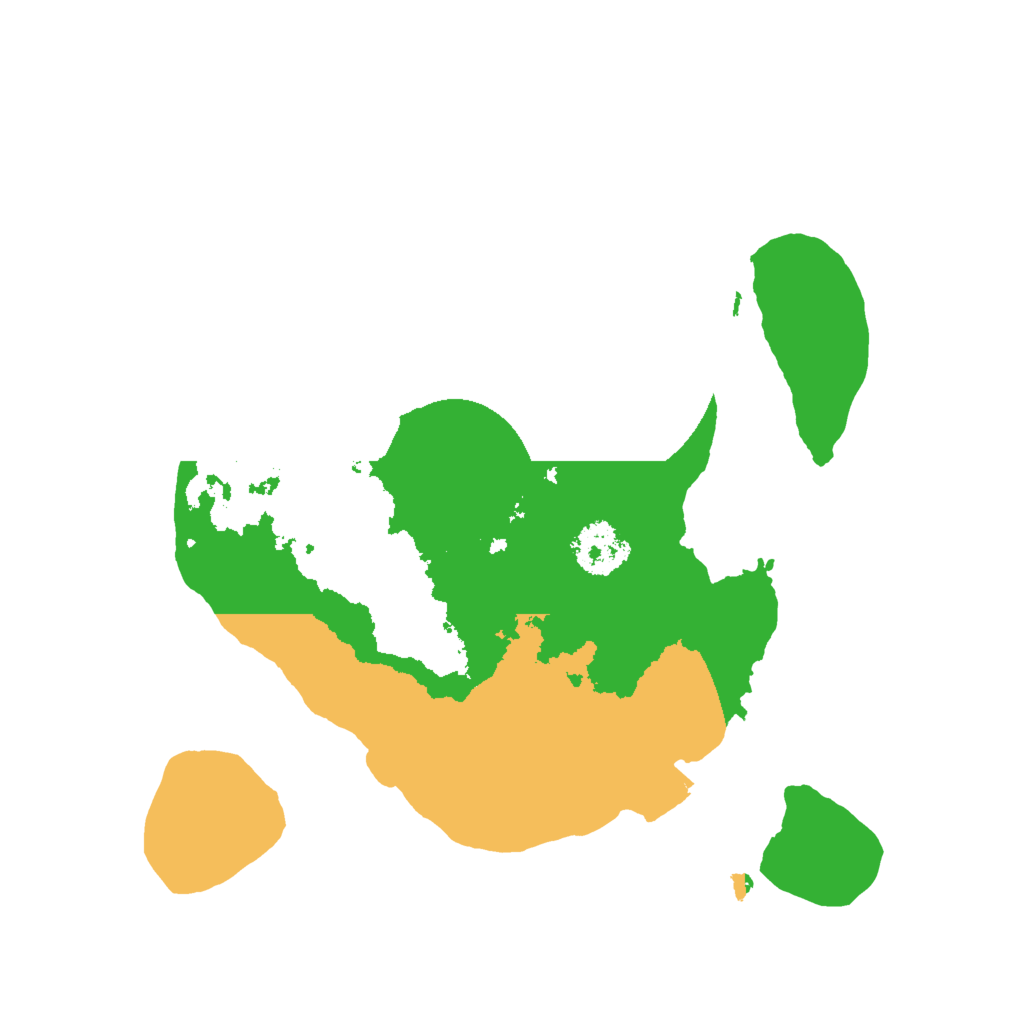 Biome Rust Map: Procedural Map, Size: 2000, Seed: 1114328078