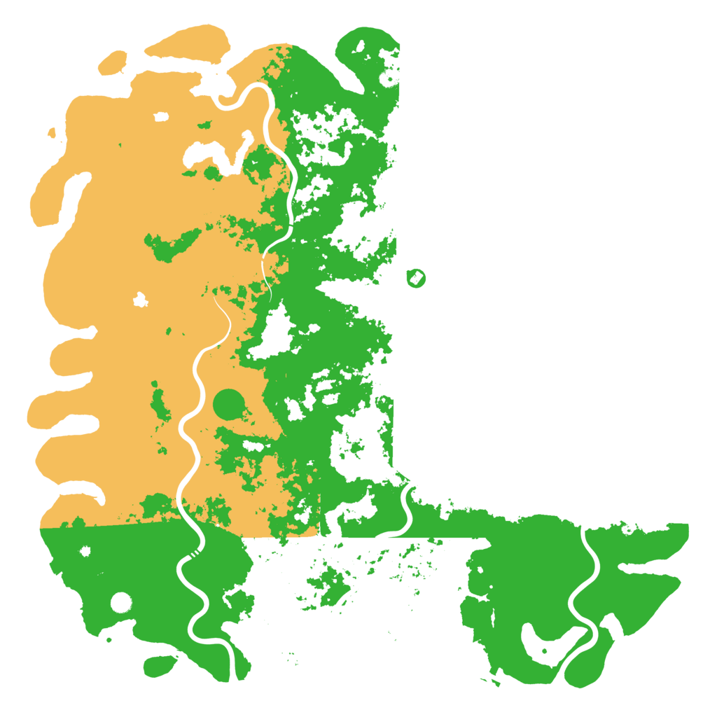 Biome Rust Map: Procedural Map, Size: 6000, Seed: 485973884