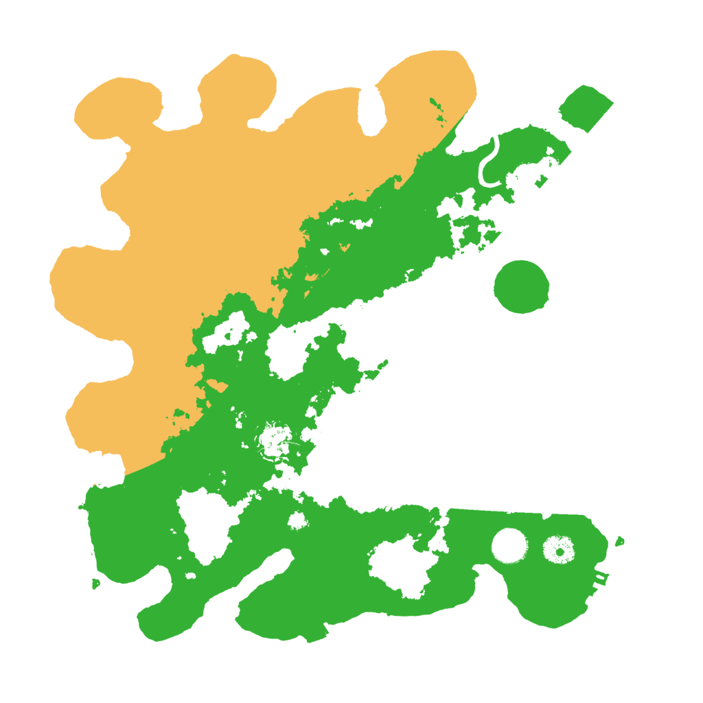 Biome Rust Map: Procedural Map, Size: 3500, Seed: 15810508