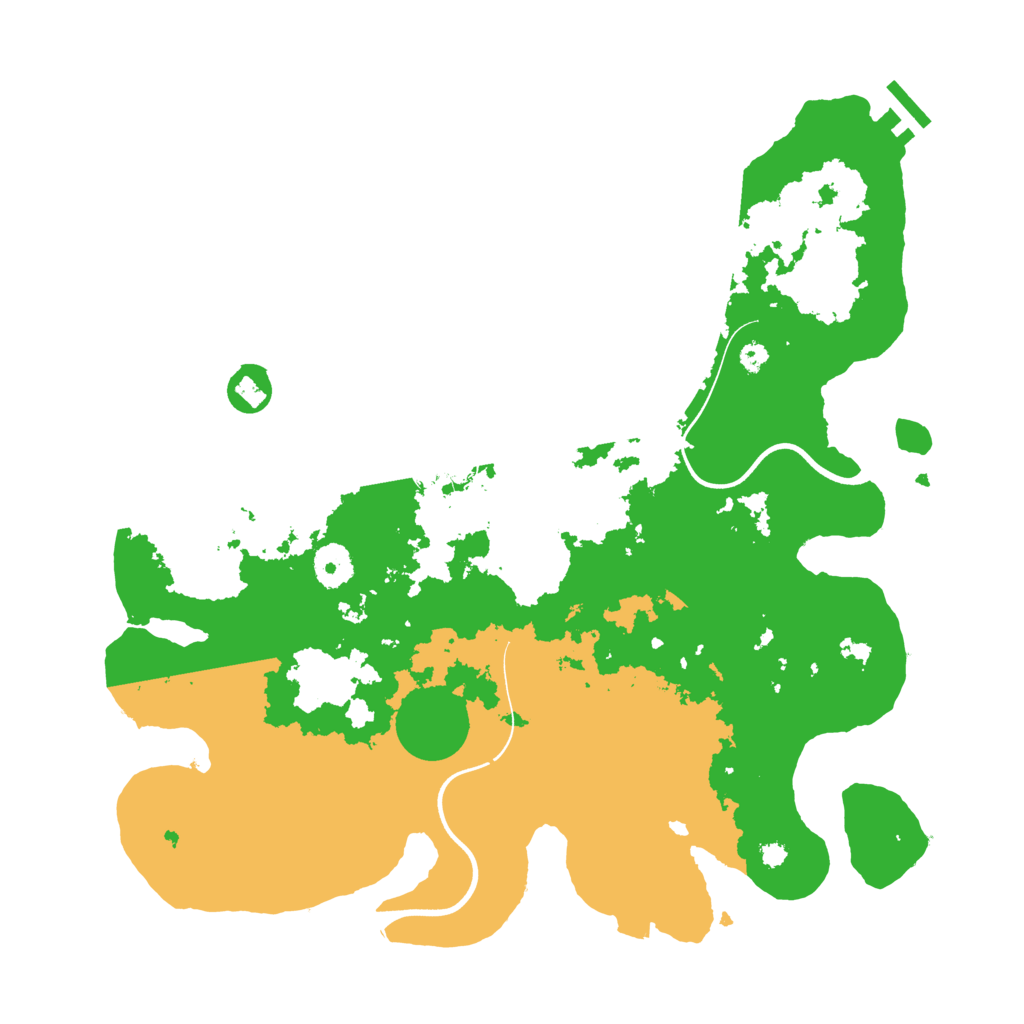 Biome Rust Map: Procedural Map, Size: 3700, Seed: 1798277154