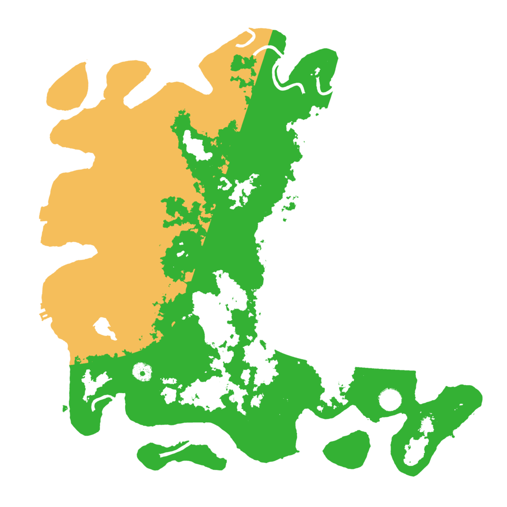 Biome Rust Map: Procedural Map, Size: 4000, Seed: 839670047