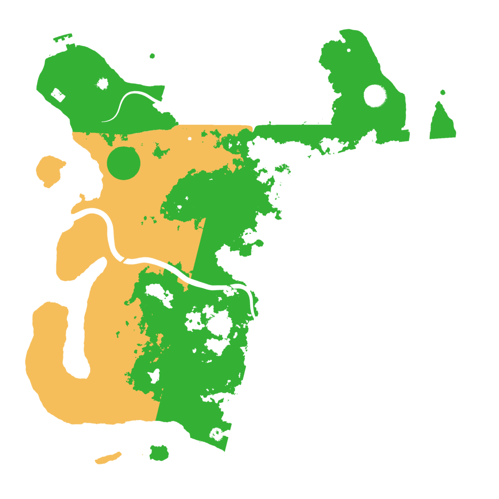 Biome Rust Map: Procedural Map, Size: 3950, Seed: 19601253