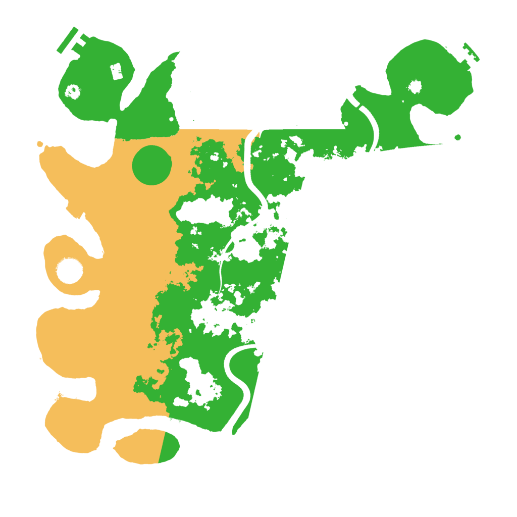 Biome Rust Map: Procedural Map, Size: 3500, Seed: 1097512429