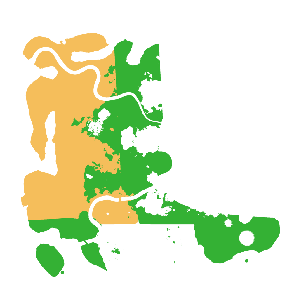 Biome Rust Map: Procedural Map, Size: 3500, Seed: 356345