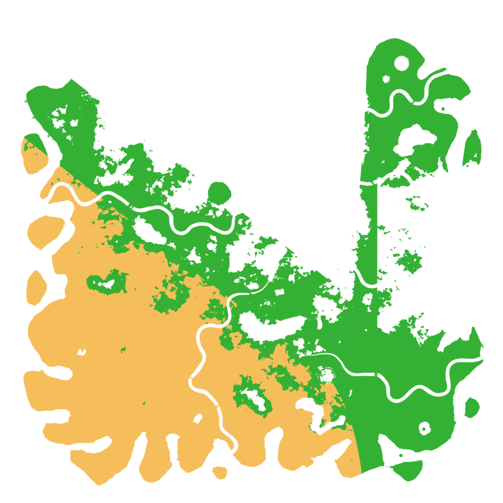 Biome Rust Map: Procedural Map, Size: 6000, Seed: 419675778