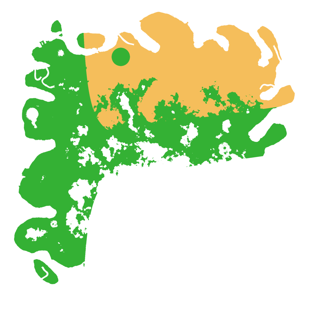 Biome Rust Map: Procedural Map, Size: 4500, Seed: 951956815