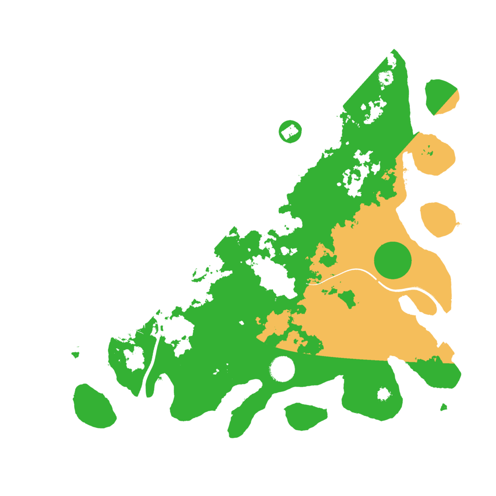 Biome Rust Map: Procedural Map, Size: 3500, Seed: 1979121415