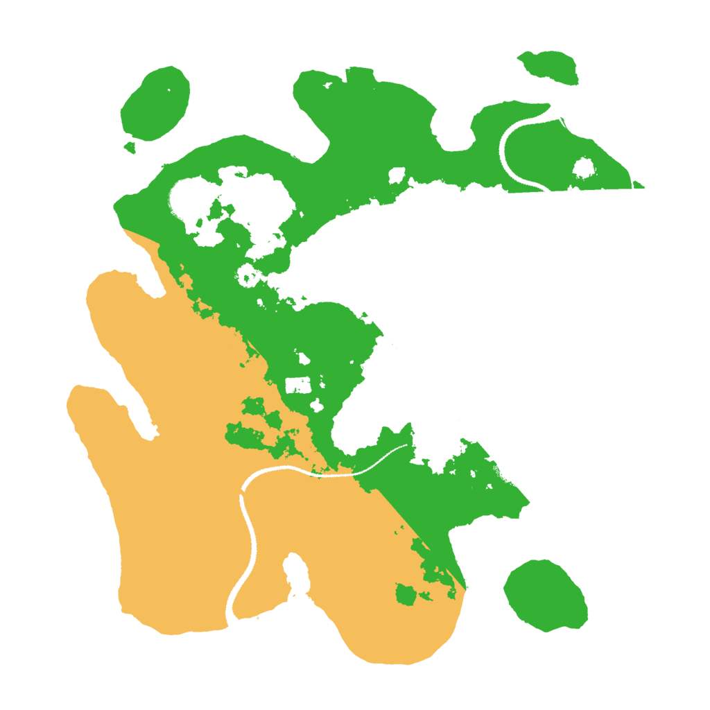 Biome Rust Map: Procedural Map, Size: 3000, Seed: 627676439